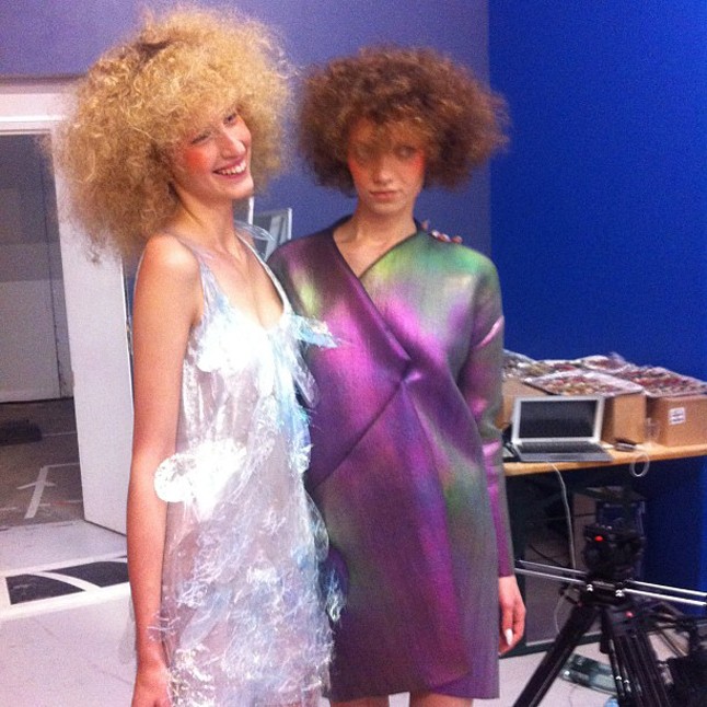 Luca és Lilla - Gosia Baczynska backstage