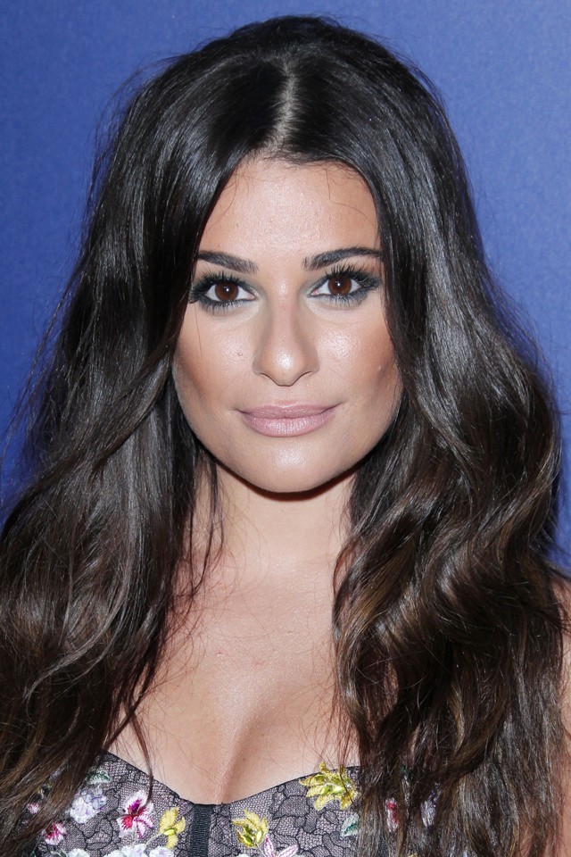 lea michele, bajuszgyanta, lea michele szépség, lea michele snapchat