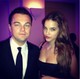 Palvin Barbi és Leonardo DiCaprio 2013 januárjában, a Golden Globe-gálán