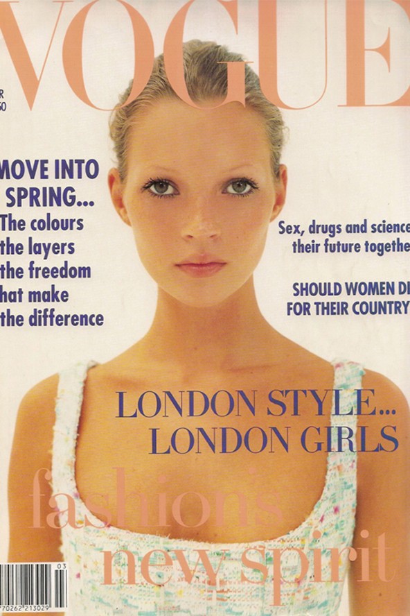 Az első Vogue címlapjára 1993-ig kellett várnia.