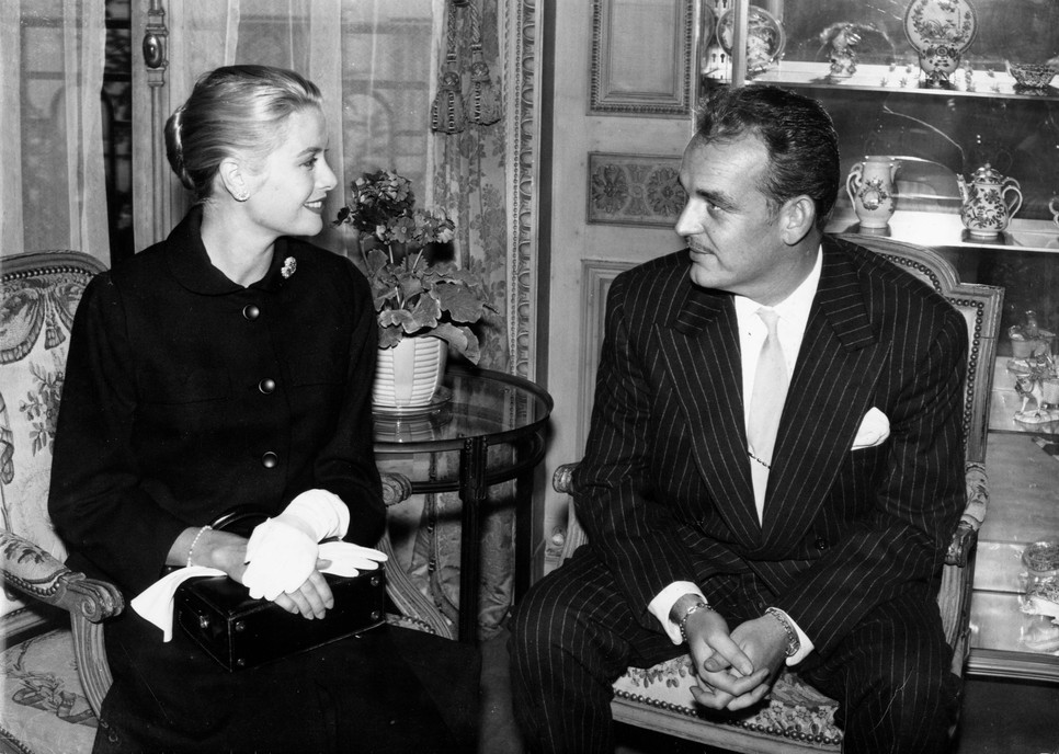 Grace Kelly és férje, Rainier monacói herceg