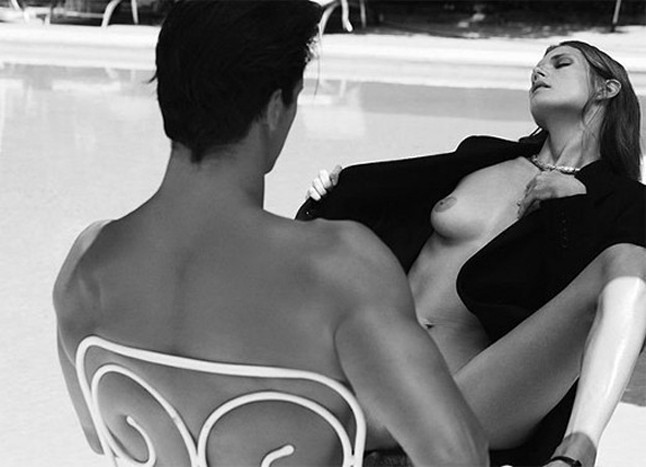 Mikael Janssen nagyon erotikus fotókat készített a Lui magazinnak.