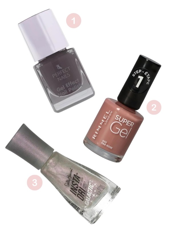 1. Gel Effect körömlakk (Barna) PERFECT NAILS 950 Ft, GLAMOUR kuponnal, 20% kedvezménnyel 760 Ft 2. Super Gel körömlakk (033) RIMMEL 2119 Ft a Rossmann üzleteiben és online, GLAMOUR kuponnal, 35% kedvezménnyel 1377 Ft 3. Insta Dri Galactic körömlakk (109) SALLY HANSEN 2299 Ft a Rossmann üzleteiben és online, GLAMOUR kuponnal, 35% kedvezménnyel 1494 Ft