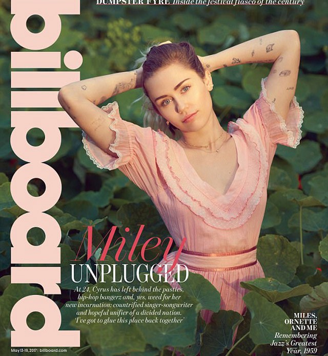 Miley Cyrus a Billboard magazinban