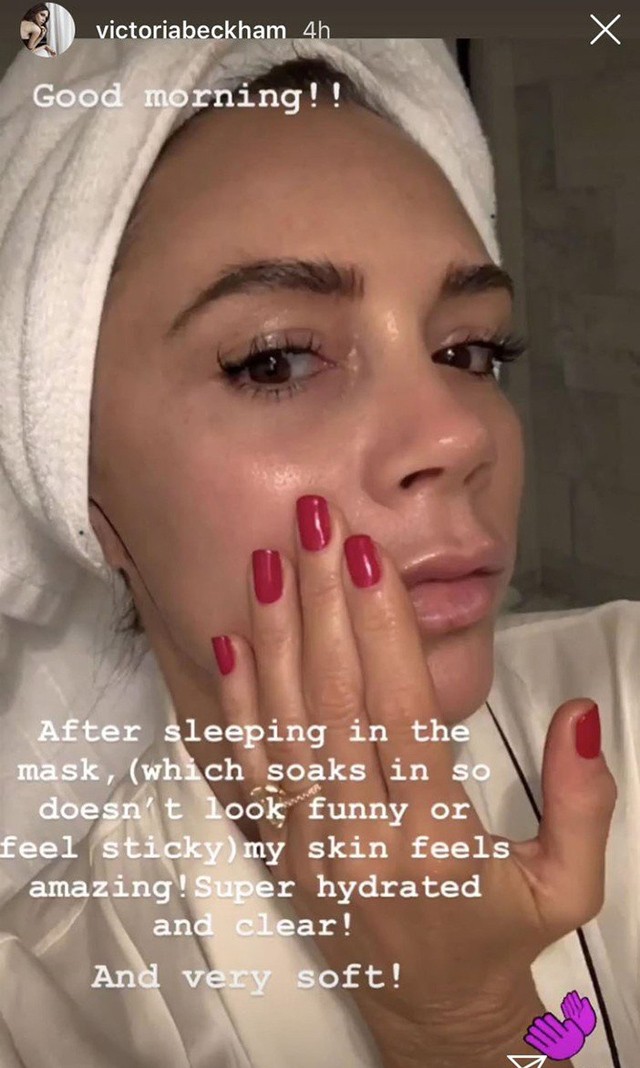 Victoria Beckham szépítkezés közben