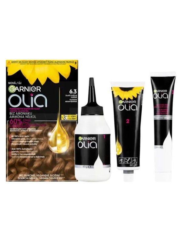Olia hajfesték (6.3 Gold Light Brown) GARNIER 1999 Ft a Rossmann üzleteiben és online, GLAMOUR-kuponnal, 30% kedvezménnyel 1399,31