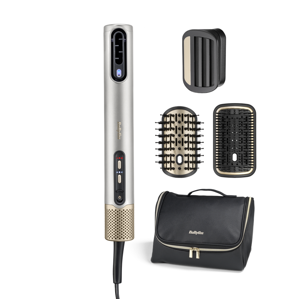 A BaByliss Air Wand egy gyönyörű ajándéktáskával együtt érkezik a dobozban