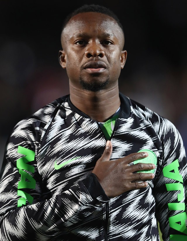 A nigériai válogatott Nike melegítője