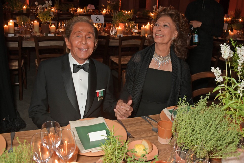 Valentino Garavani és Sophia Loren 2019-ben