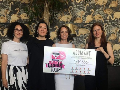 Félmilliós adomány gyűlt össze az országos GLAMOUR Beauty Tour során a NANE számára