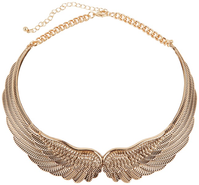 Angyalszárnyas nyaklánc H&M 2990 Ft GLAMOUR-napokon 2392 Ft,