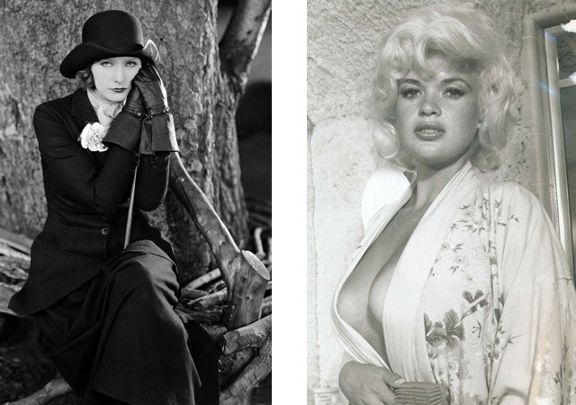 Greta Garbo és Jayne Mansfield