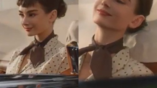 Audrey Hepburnt feltámasztotta egy csoki