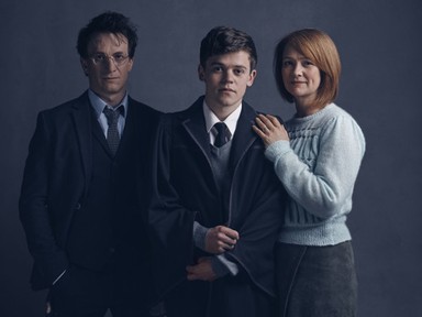Nézd meg a felnőtt Harry Potter, Ginny Weasley és fiuk, Albus Potter első fotóit