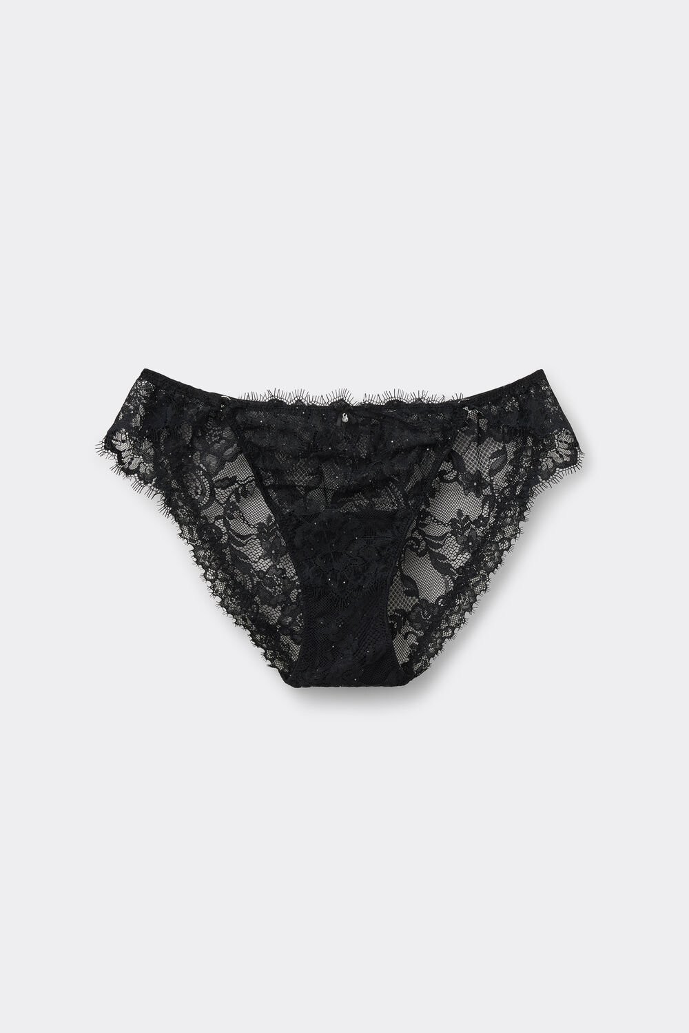 Intimissimi - Glimmer of Pleasure Bugyi apró flitterekkel, strasszköves masnival. 8990 Ft