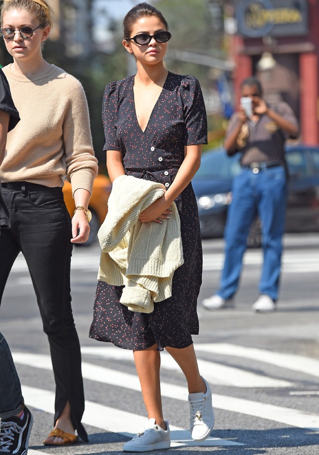 Selena Gomez őszi utcai stílusa