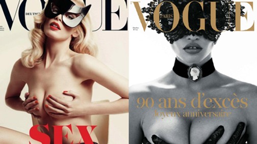 Claudia Schiffer a glamúros Vogue címlapján