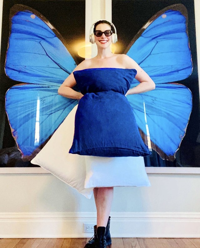 Anne Hathaway a pillowchallenge győztese
