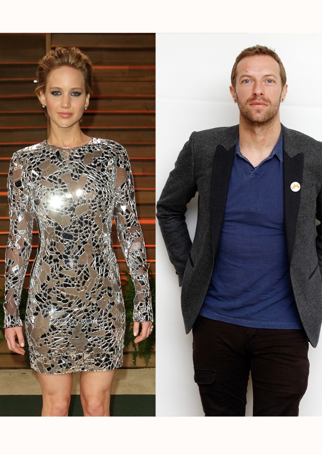 jennifer lawrence, chris martin