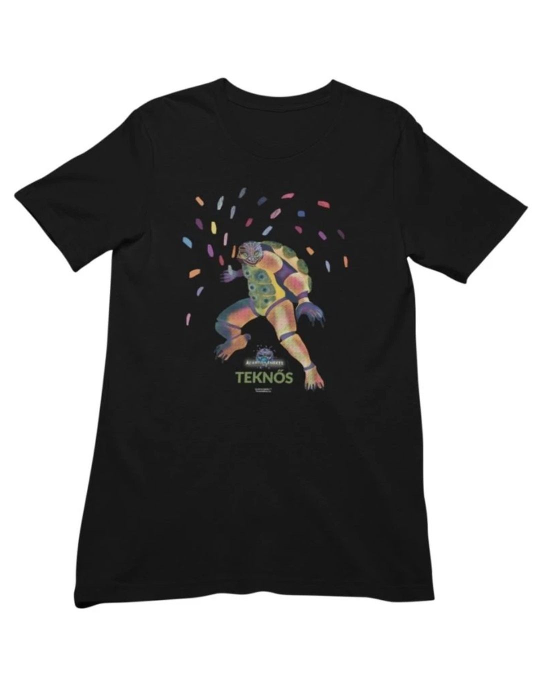 ÁLARCOS ÉNEKES GYERMEK FEKETE KLASSZIKUS PÓLÓ - TEKNŐS