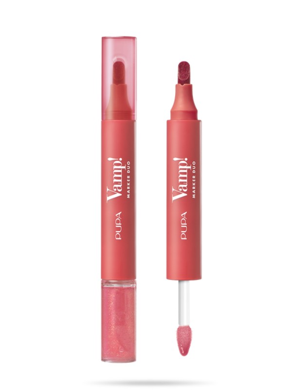 Vamp! Marker Duo ajakfilc és olajos szájfény (Spicy Raspberry) PUPA MILANO 6490 Ft, GLAMOUR-kuponnal, 25% kedvezménnyel 4868 Ft a Pupa Milano üzleteiben, 2 termék vásárlása esetén  