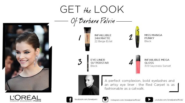 Így készítheted el Palvin Barbara cannes-i sminkjét