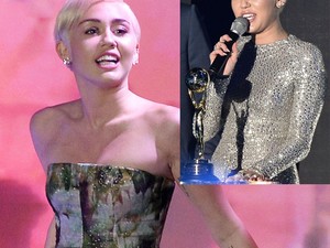 Hihetetlen! Miley két fenséges ruhában is tündökölt