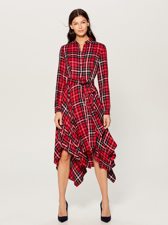 Aszimmetrikus aljú pamut ingruha MOHITO 11995 Ft