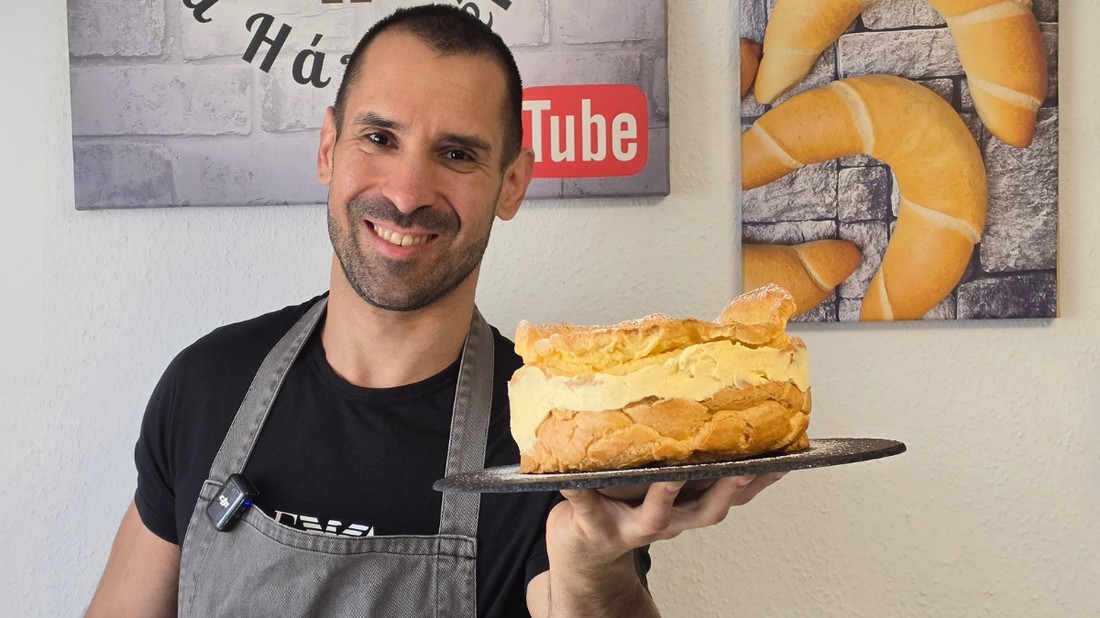Pászner Gábor, a házi pék szenvedélyesen szereti a hivatását