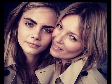 Cara és Kate együtt a Burberry kampányában!