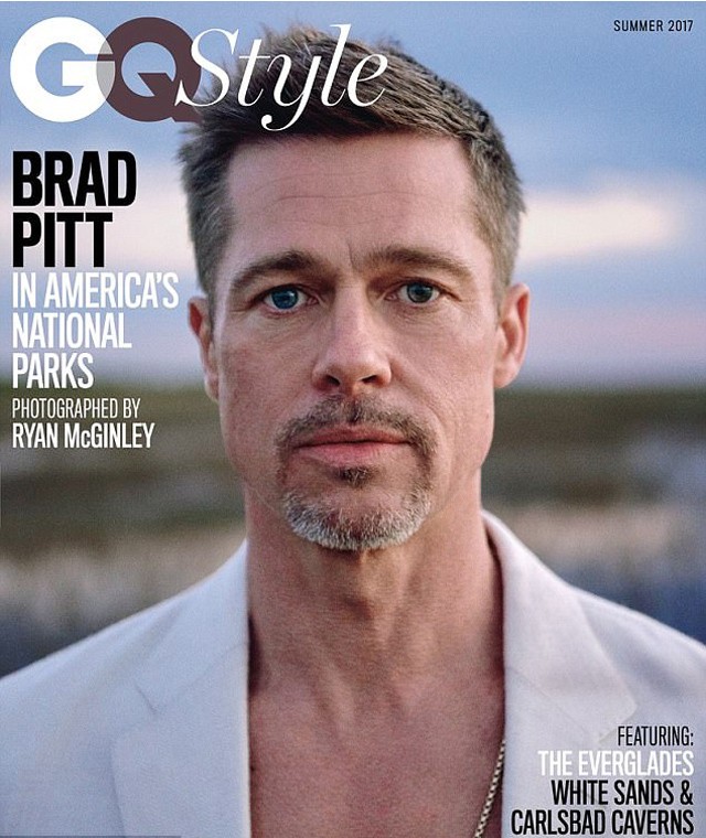 Brad Pitt a címlapon