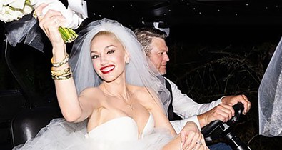 Gwen Stefani és Blake Shelton összeházasodtak - Farmerben és cowboy csizmában!