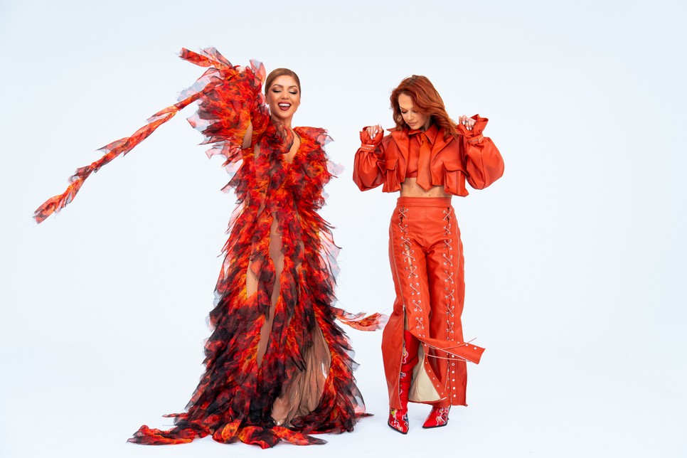 Dj Yamina most Tolvai Renivel, a sisterhood jegyében készítette el a nyár slágerét a Feel The Fire című dalt Fotó: Vajkovics Viktória