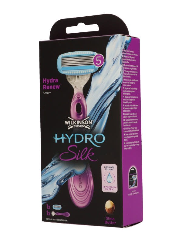 Hydro Silk női borotvakészülék + 1 db betét WILKINSON 3499 Ft a Rossmann üzleteiben és online, a GLAMOUR Summer Week kuponnal, 25% kedvezménnyel 2624,25 Ft