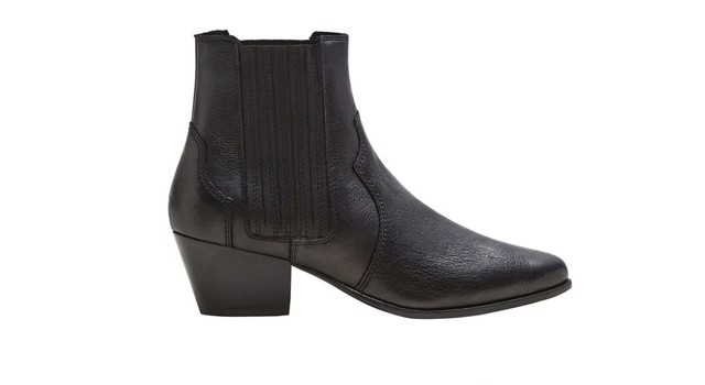 Cowboy bőr bokacsizma MANGO 19995 Ft