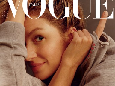 Gisele Bündchen smink nélkül a Vogue címplapján