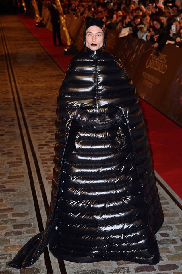 Ezra Miller Moncler
