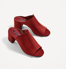 Bordó papucs ZARA 4995 Ft- zara.com