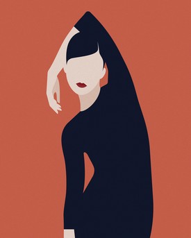 MARÍA DIAMANTES, SPANYOLORSZÁG - A formák és színek jellegzetes elegye a központi eleme a katalán Clara Mercader projektjeinek, a María Diamantes stúdió művészének. A művésznő minimalista stílusú és meleg színárnyalatú illusztrációját egy bátor és magabiztos nő inspirálta. "A nő, aki ismeri önmagát, ismeri egyben az erősségeit is és nem fél beszélni a gondolatairól vagy akár hibázni."  A hitelesség számára nem egy szükséges kiegészítés, hanem sokkal inkább azt jelenti, hogy szeressük egymást kívül és belül egyaránt. @mariadiamantes