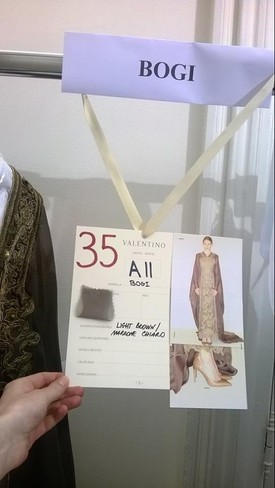 Bogi Valentino kártyája.