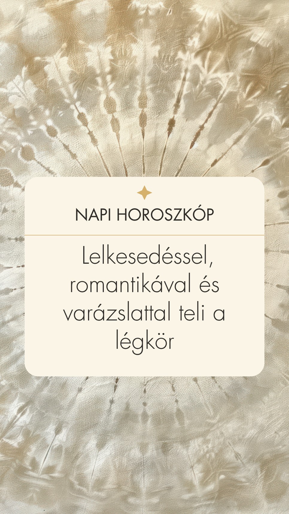 Ezt súgja a napi horoszkóp