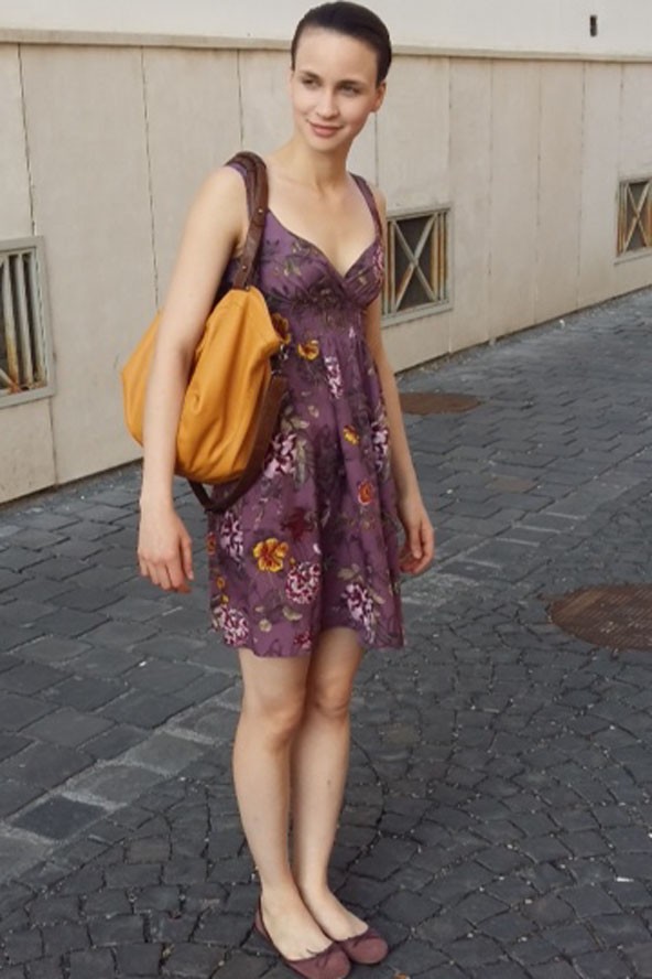 Csinos ruhával búcsúzik Törőcsik Franciska