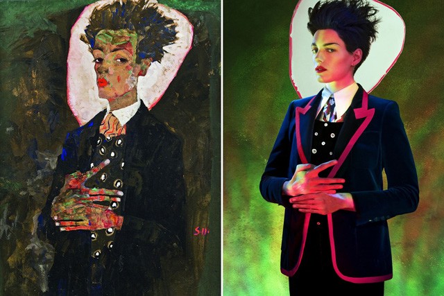 Modellek reprodukálták a leghíresebb festményeket, az eredmény zseniális