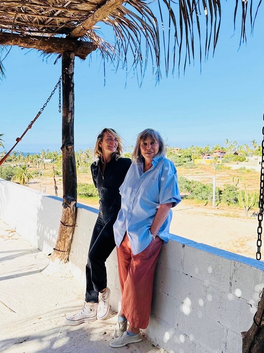 Gárdos Éva és Gábiel Anett Todos Santosban, az interjú idején Fotó: László Carlos