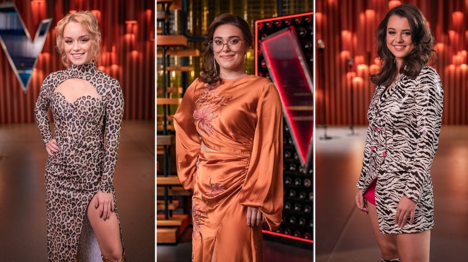 A The Voice döntősei: Szakács Erika, Kovács Aliz és Kovács Harmat