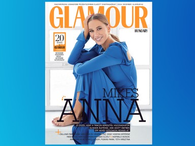 Megjelent a GLAMOUR magazin decemberi száma, Mikes Annával a címlapon