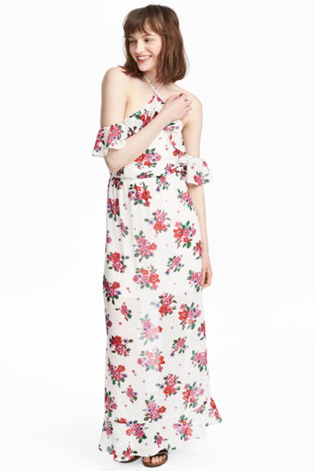 Hosszú sifonruha H&M 6990 Ft-hm.com