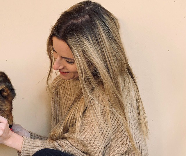 A Kuglófoslány kutyusa nem szeret szerepelni, de azért ma megmutatta magát