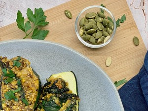 Ez a töltött cukkini tökéletes meglepetés - Anyák napi mentes finomságok #2 Madarász Kinga – vegán életmód és táplálkozási tanácsadó ajánlásával