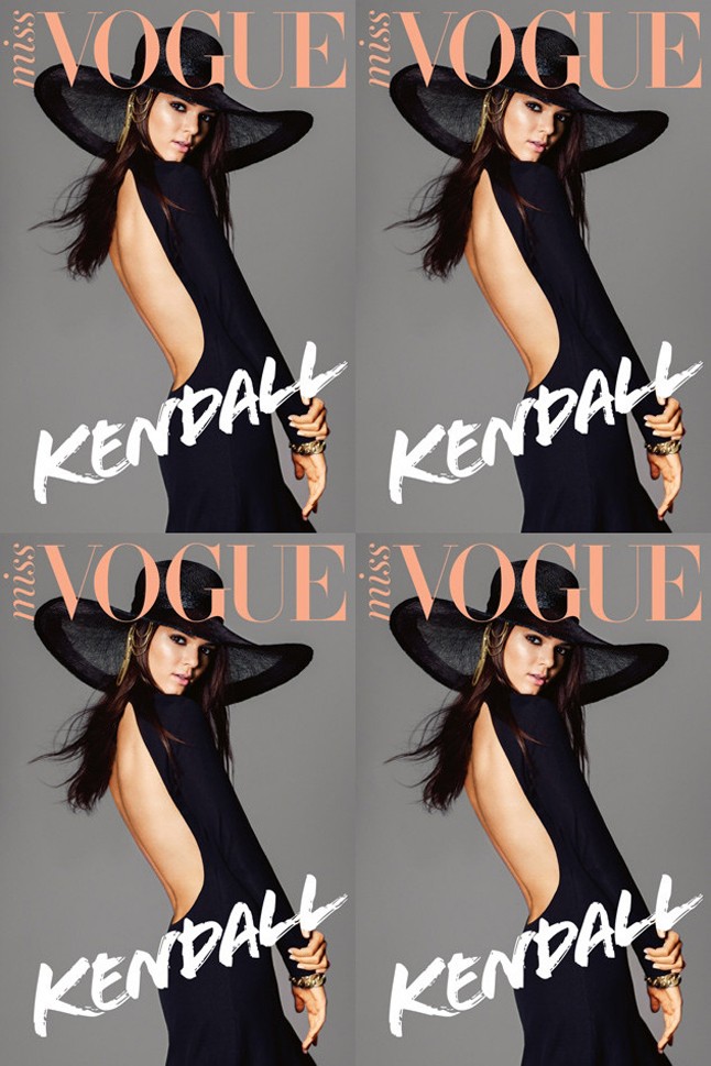 kendall jenner, kim kardashian, kardashian lányok, vogue, címlap, valóságshow